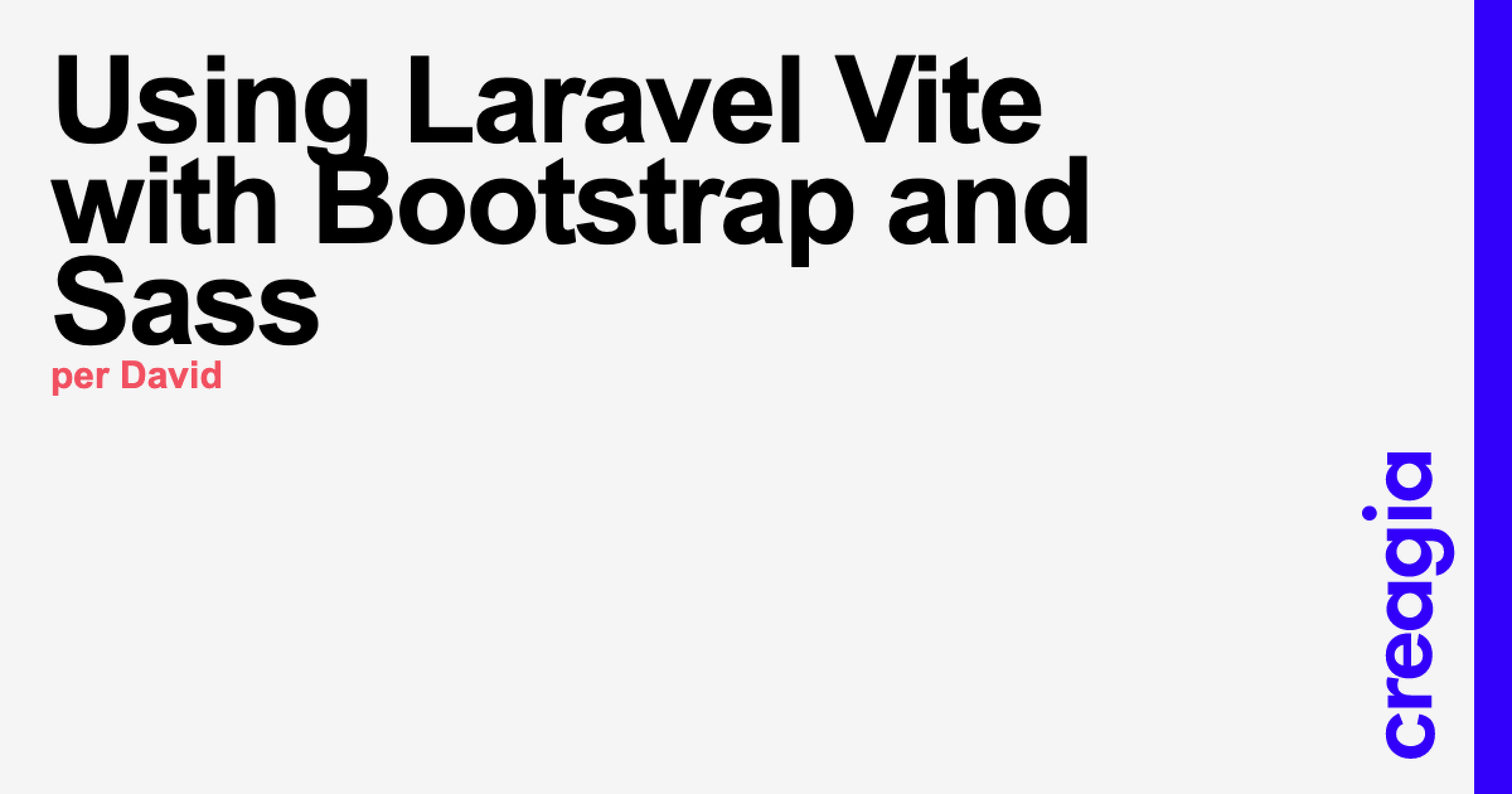 Using Laravel Vite With Bootstrap And Sass